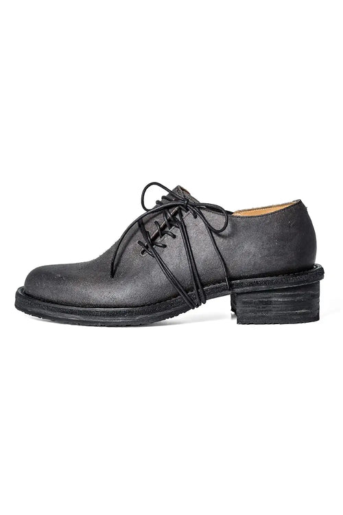 Diagonal Lace-up Derby Shoes  D.Gray - The Viridi-anne