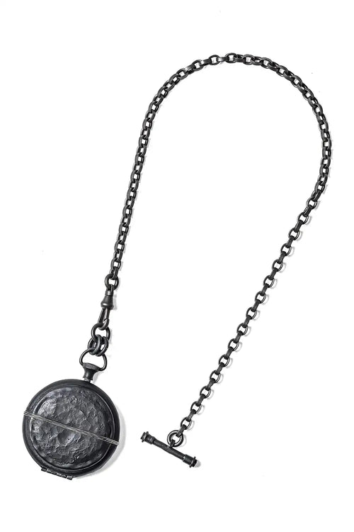 Thin Metal Wire Pocket Watch Style Pendent 04 - ZIGGY CHEN