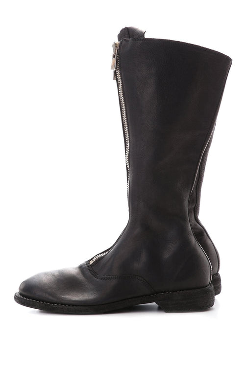 410 - Long Front Zip Army Boots - Guidi