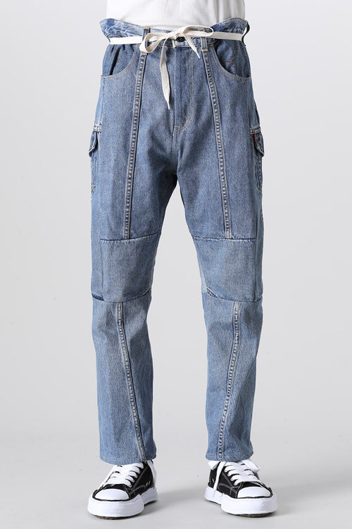 Denim Cargo Pants - M2 - ink