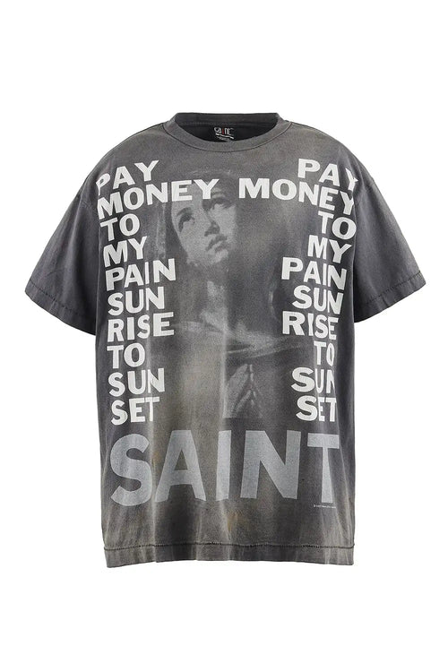 Pay money To my Pain × SAINT Mxxxxxx SR TO SS Short sleeve T-shirt - SAINT Mxxxxxx