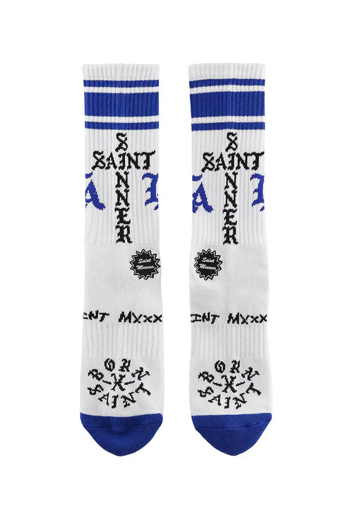 BORN X RAISED × SAINT Mxxxxxx LA Socks - SAINT Mxxxxxx