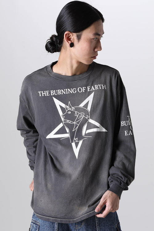 BURN OF EARTH Long sleeve T-shirt - SAINT Mxxxxxx