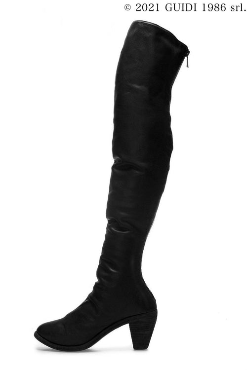 5013 - High Heel Back Zip Over-The-Knee Boots - Guidi