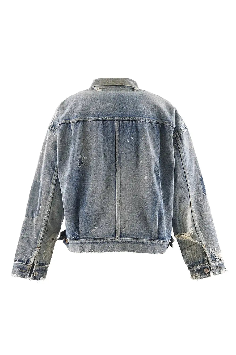 SM-A23-0000-C17 | BerBerJin × SAINT Mxxxxxx Damage Denim Jacket 