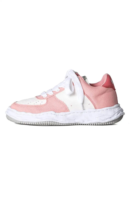 WAYNE Original sole Canvas Low-Cut sneakers Pink/White - MIHARAYASUHIRO