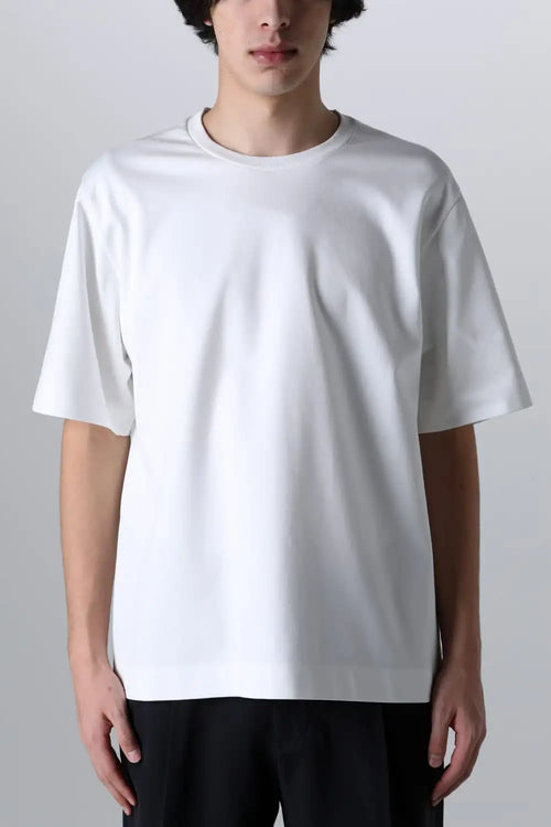 ショートスリーブTシャツ White × White cord - IRENISA - イレニサ
