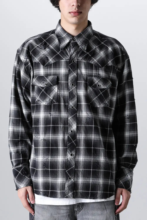 Western Shirt Black - Rafu