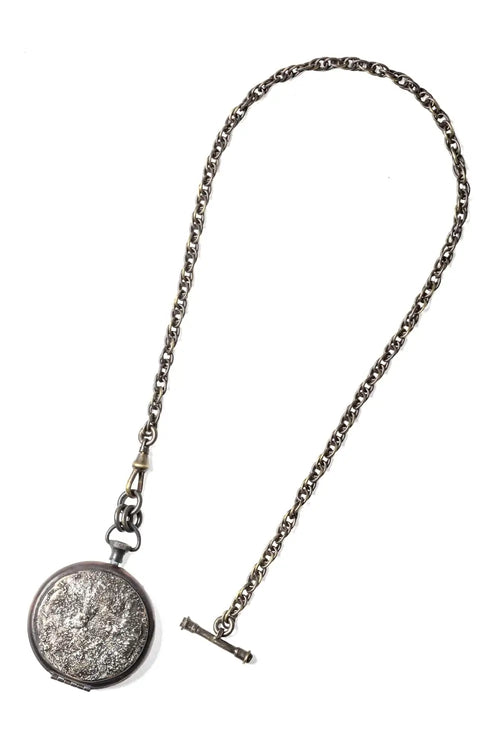 Meteoritic Texture Pocket Watch Style Pendent 05 - ZIGGY CHEN