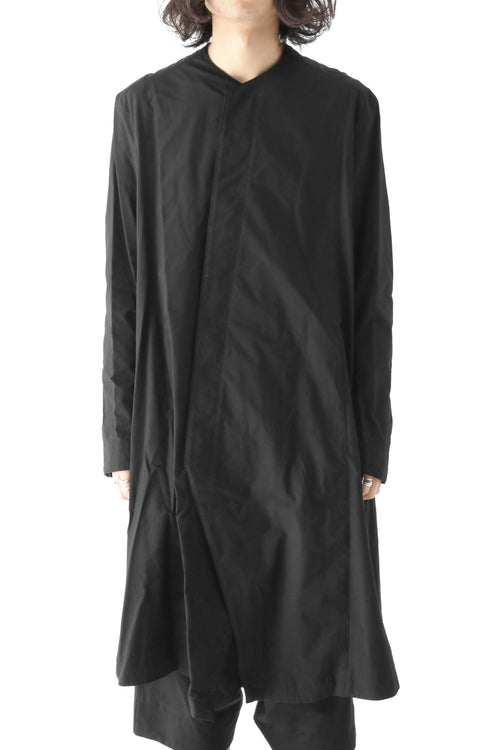 SEAMED COLLARLESS SHIRT COAT - JULIUS