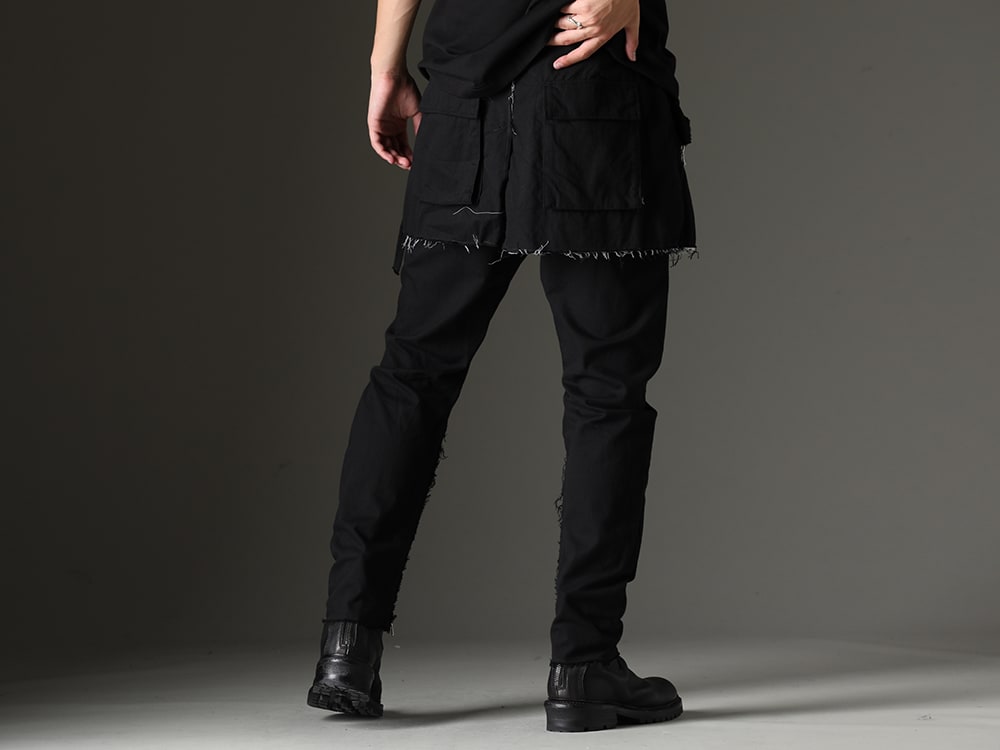 ASKyy / JULIUS 2023-24AW - Atelier pants, the brand's signature item - N8(Atelier Pants 4TH) 839FWM1(Leather Boots) - 3-003