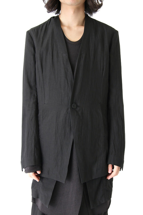 Collarless Tailored Jacket - JULIUS