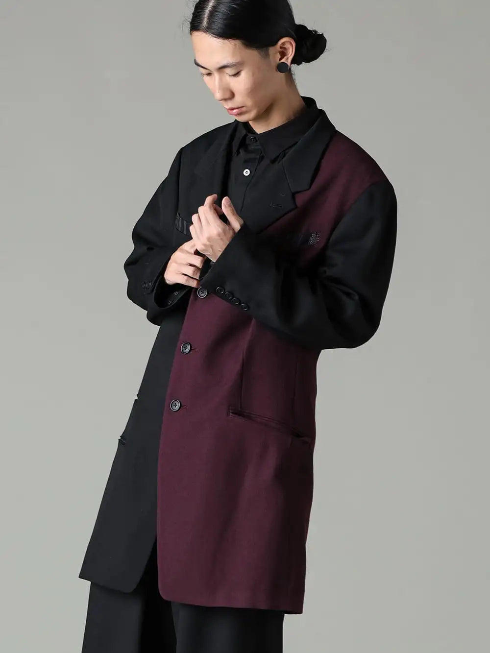 Y's for men  AW Color Combination Jacket Style   FASCINATE BLOG