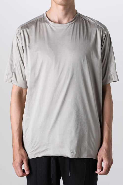 Super Long Staple cotton Short Sleeve T-shirt Beige - ware
