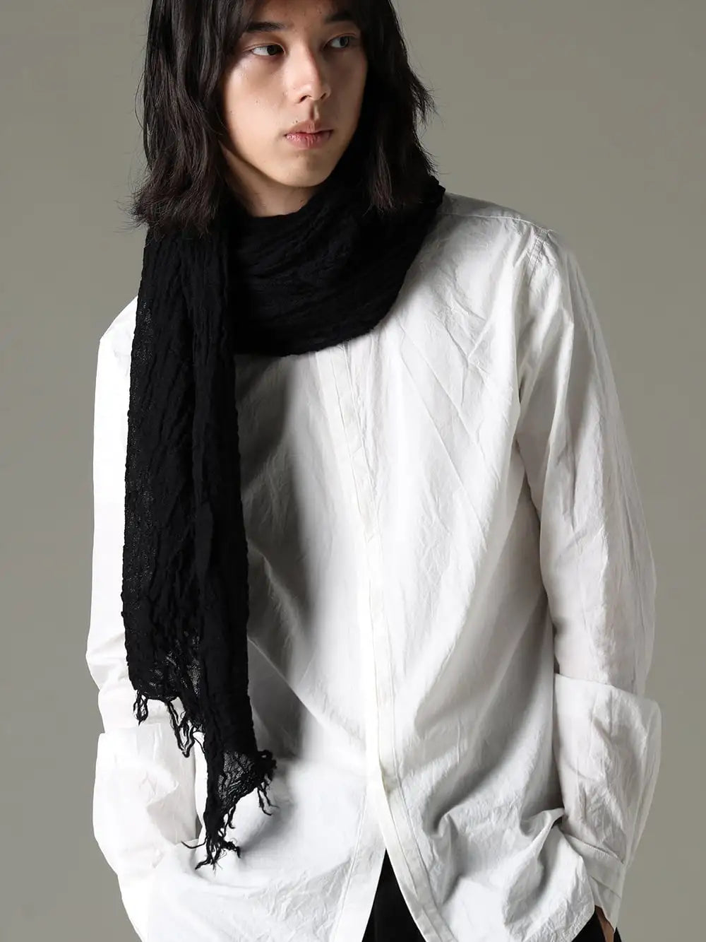 forme d'expression 23-24AW - forme d'expression 23-24AW collection Style #5 - HX109-ADEB Unisex Scarf 5-002