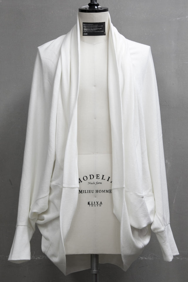 COCOON JACKET White - JULIUS