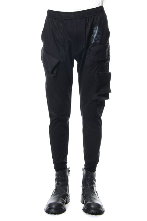 COMBINATION SKNNY CARGO PANTS Black - JULIUS - ユリウス