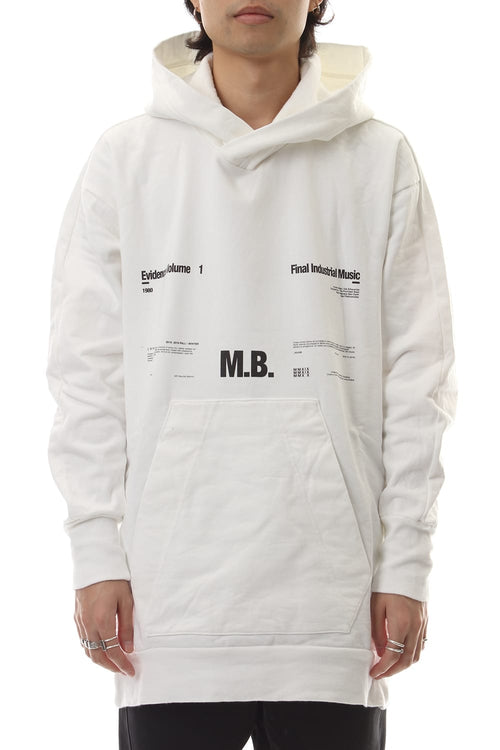 M. B. BIG HOODIE White - JULIUS