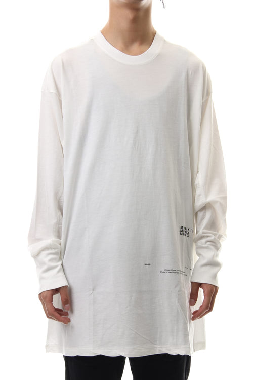 GATAER SEAMD LONG SLEEVE SHIRT Off - JULIUS