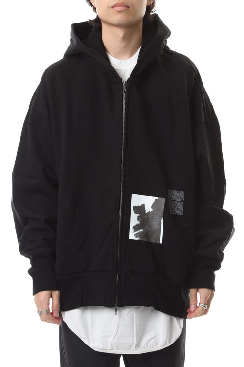 D.A. BALLOON HOODIE Black - JULIUS - ユリウス