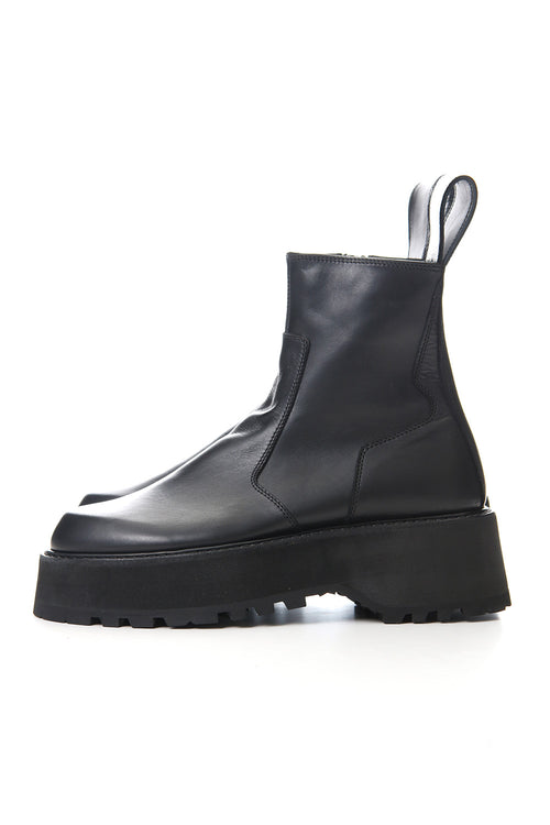 SIDE ZIP ENGINEER BOOTS - JULIUS