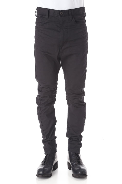 CURVED SLIM JEANS Black - JULIUS