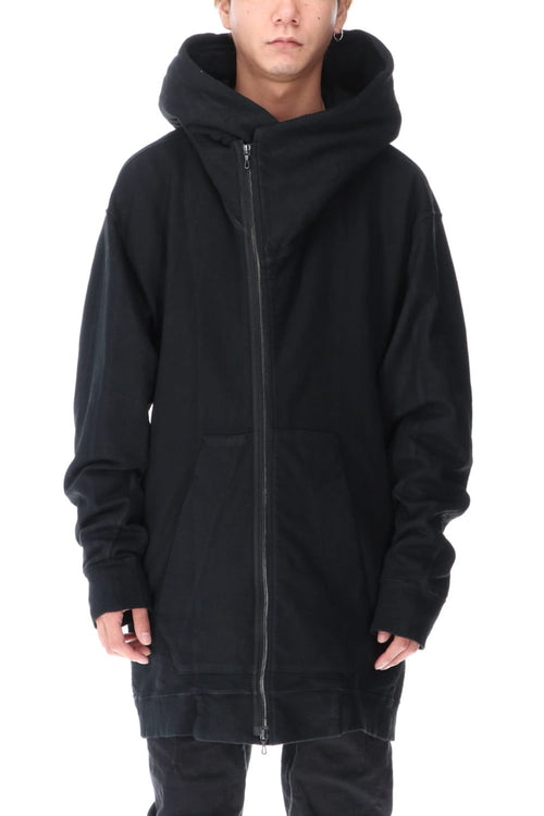 PADDED ZIP HOODIE (Coating) - JULIUS