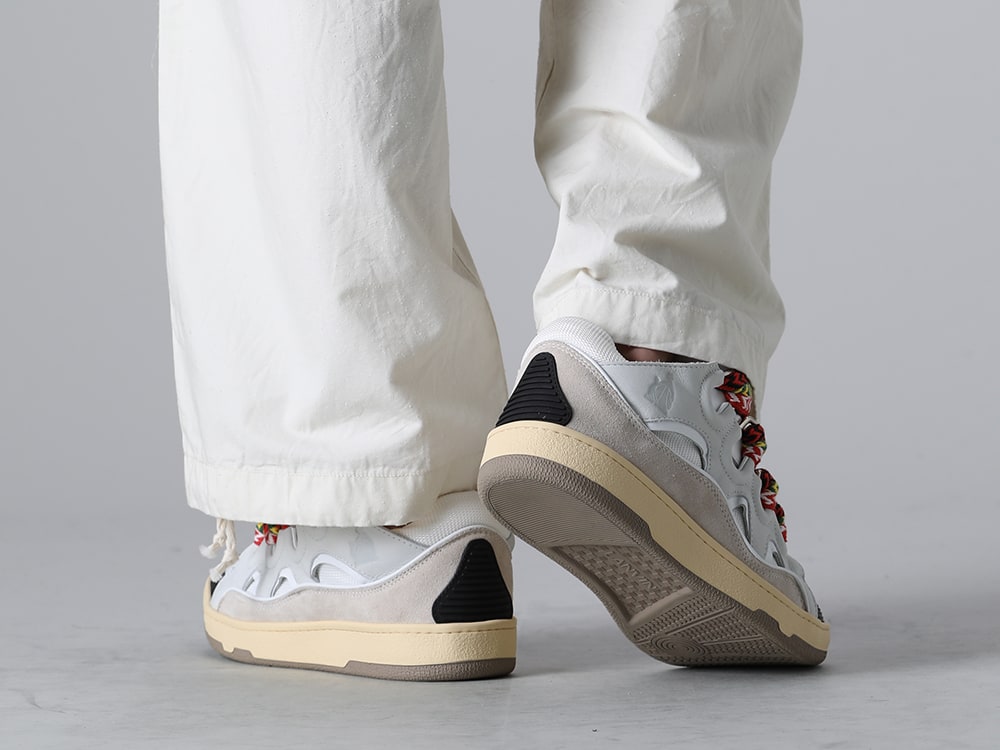 LANVIN 2023-24AW - New brand LANVIN has started to deliver 2023-24AW collection!Now available for both in-store and mail-order sales! - FM-SKRK11-DRA2-A20(Curb Sneakers Pale White) - 1-017