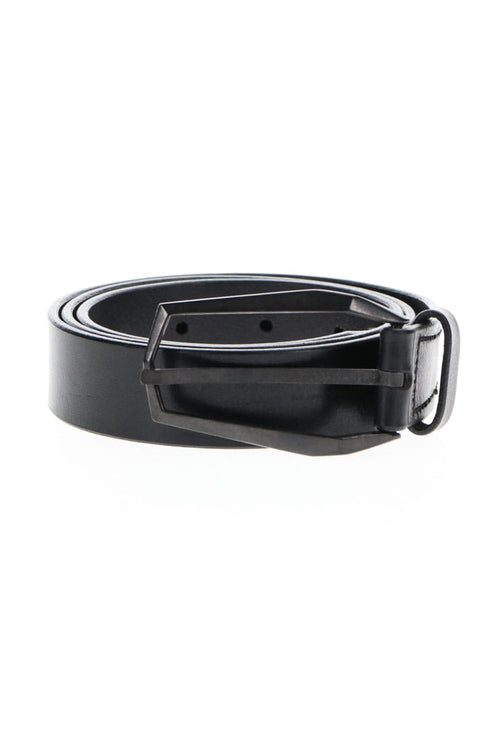 Frame Buckle Belt Black - JULIUS