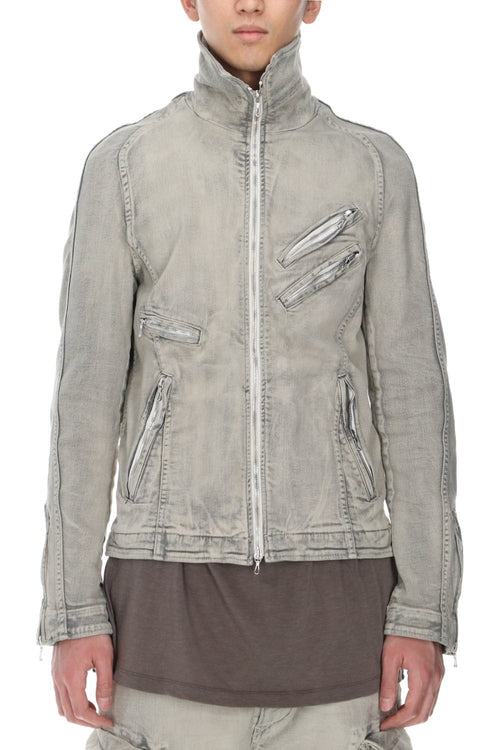 Jutneck Denim Blouson Plaster - JULIUS