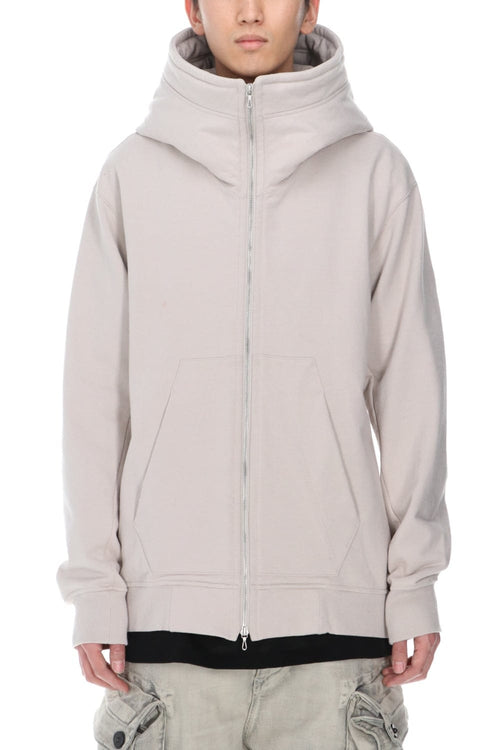 Sweat Front zip Hoodie Plaster - JULIUS