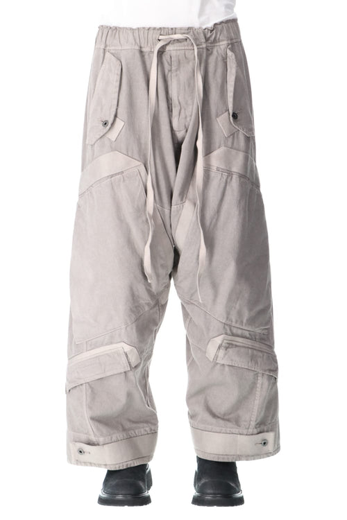 Multi strap Baggy pants Gray - JULIUS