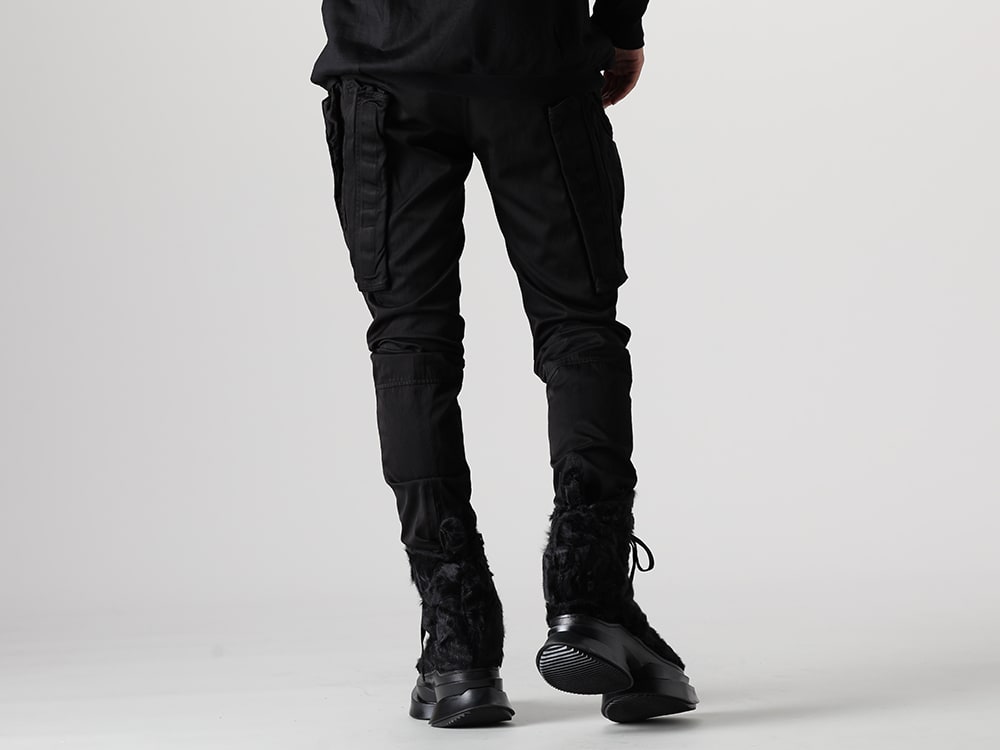 JULUUS 2023-24AW - JULIUS 7th item from the 2023-24AW collection has been delivered! Now on sale in stores and mail order! - 837PAM13(Tactical Skinny Pants Black) - 3-003