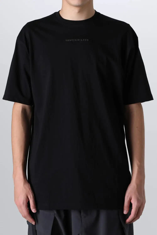 Cotton Jersey Embroidered S/S Tee Black - The Viridi-anne