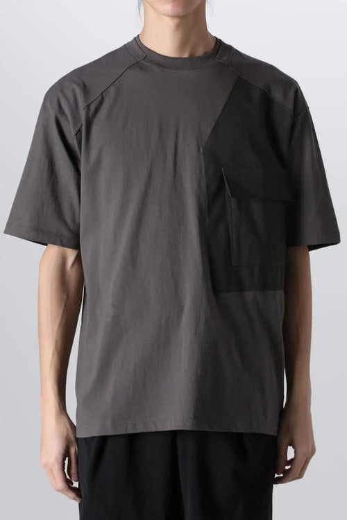 Cotton Jersey Pocket T-shirt  Gray - The Viridi-anne