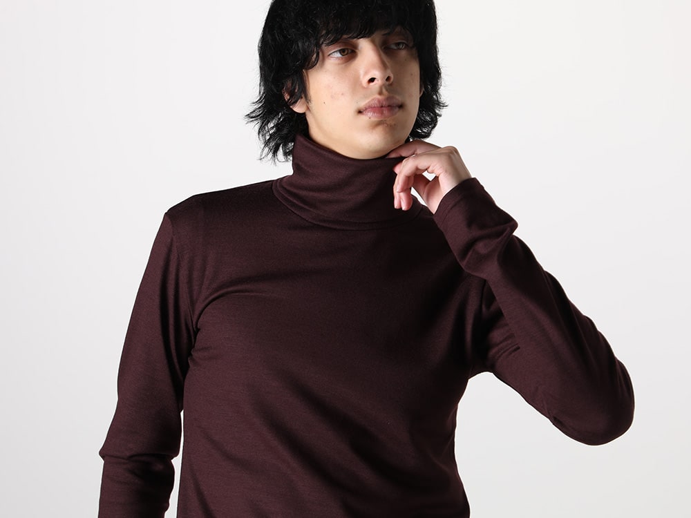 GALAABEND 2023-24AW - GalaabenD 2023-24AW collection has started delivery! The items are now available in stores and mail-order! - 2300B7001-bordeaux(Washable Wool Turtle Neck Bordeaux) - 1-008