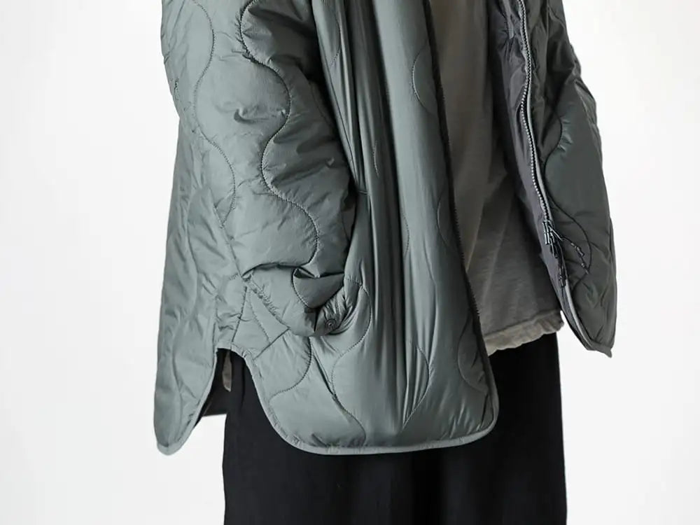 LANTERN 23-24AW  - This new quilted blouson has both lightweight comfort and a design that allows it to be worn as a main light outerwear! - MNA-LAN-02-Foliage - Heating Inner Quilt Blouson Foliage 2-005