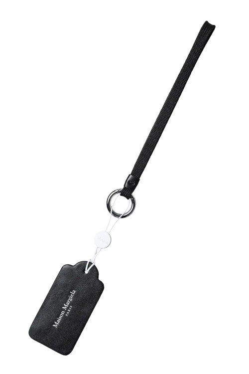 Tag Key Ring With Short Lace Black - Maison Margiela