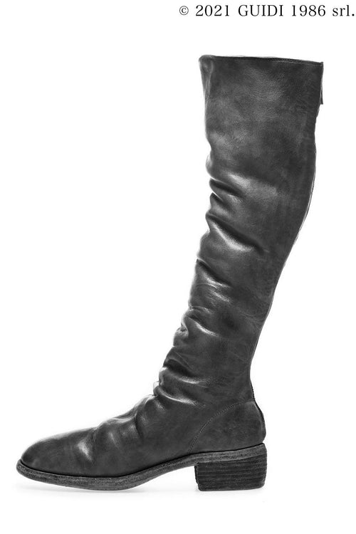 7910 - Back Zip Knee-High Boots - Guidi