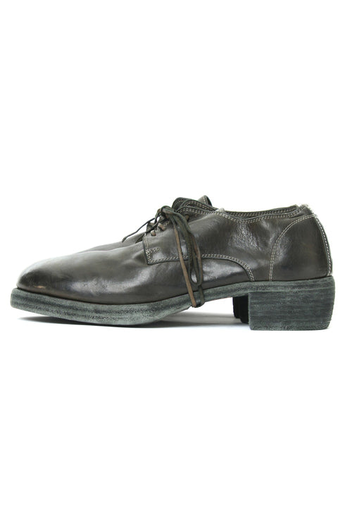 Classic Derby Shoes Double Sole - Horse Full Grain Leather - Guidi