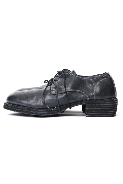 Classic Derby Shoes Double Sole - Horse Full Grain Leather - Guidi