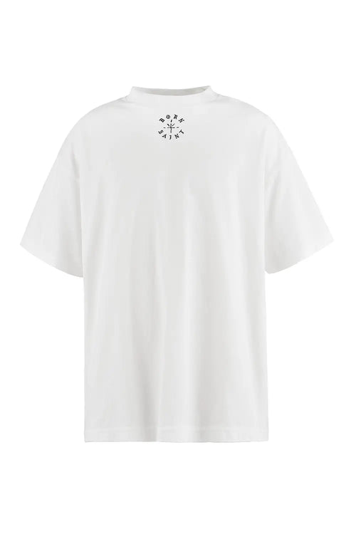 BORN X RAISED × SAINT Mxxxxxx BORN SAINT Short sleeve T-shirt White - SAINT Mxxxxxx
