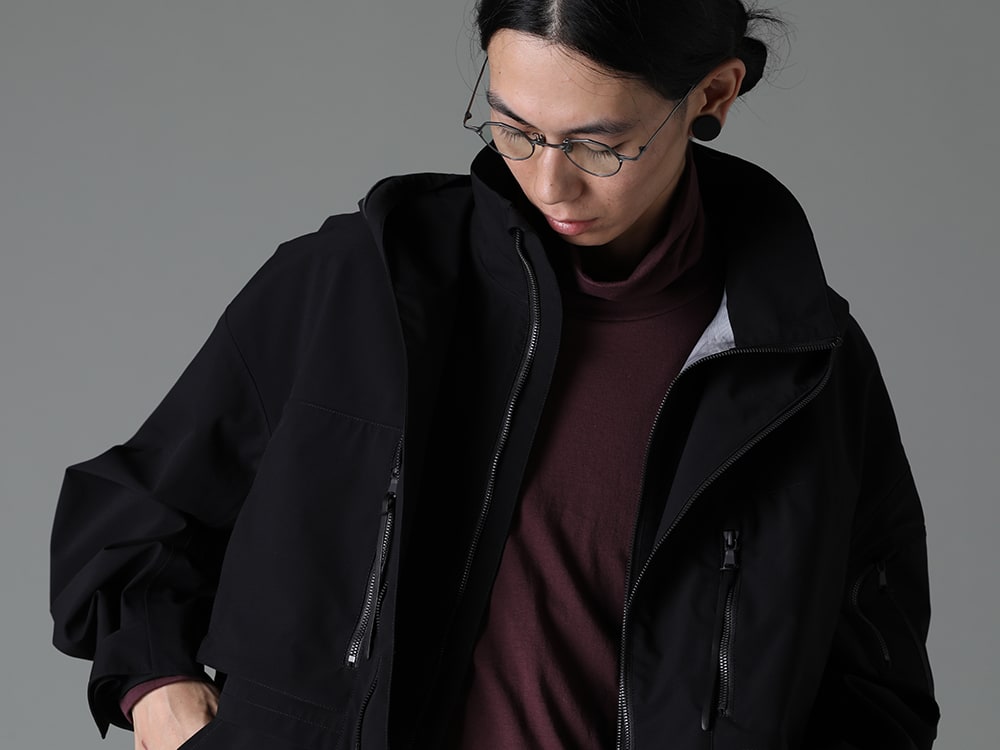 The Viridi-anne / RIGARDS 2023-24AW - The Brand's Popular Tactical Series - VI-3625-06-Black(Tactical Jacket Black) VI-3670-01-Wine(Cotton/Cashmere Turtle-Neck Long Sleeve T Wine) RG1019CU-VINTAGE GRAY(RG1019CU / VINTAGE GRAY x CLEAR LENS MATTE)) - 2-004