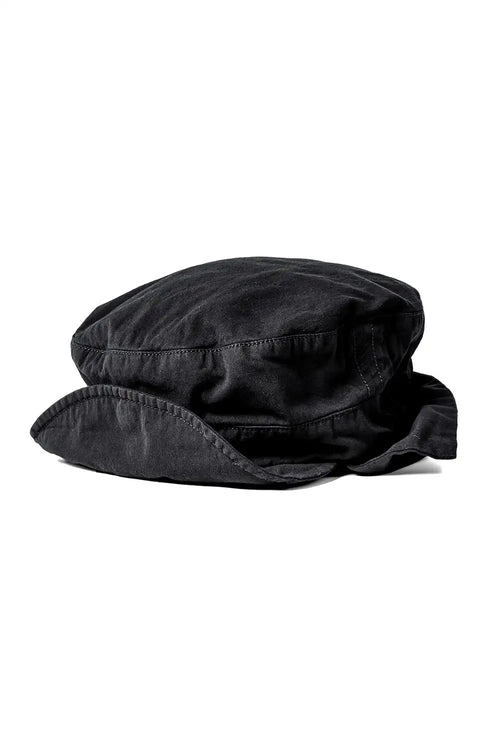 Dry Cotton Overdye Cap  Black - The Viridi-anne