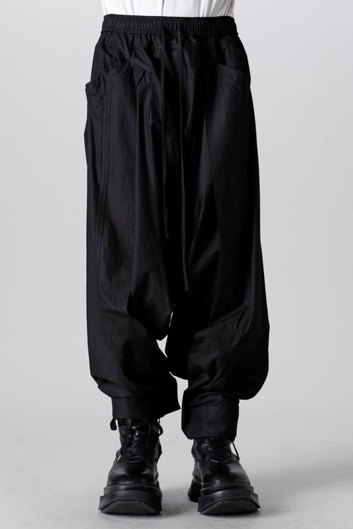 Viscose/Cotton Cinz Cloth Wide Sarrouel Pants - JULIUS