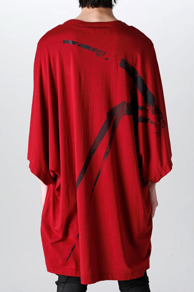 Printed Big Kite T-shirt Red - JULIUS
