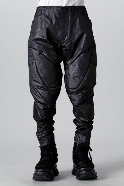 Coated Seamed Pants - JULIUS