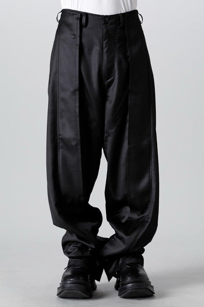 Cupro/Wool Satin Wide Pants - JULIUS