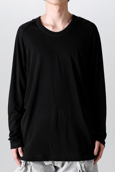 Long sleeve Cutsewn Black - JULIUS