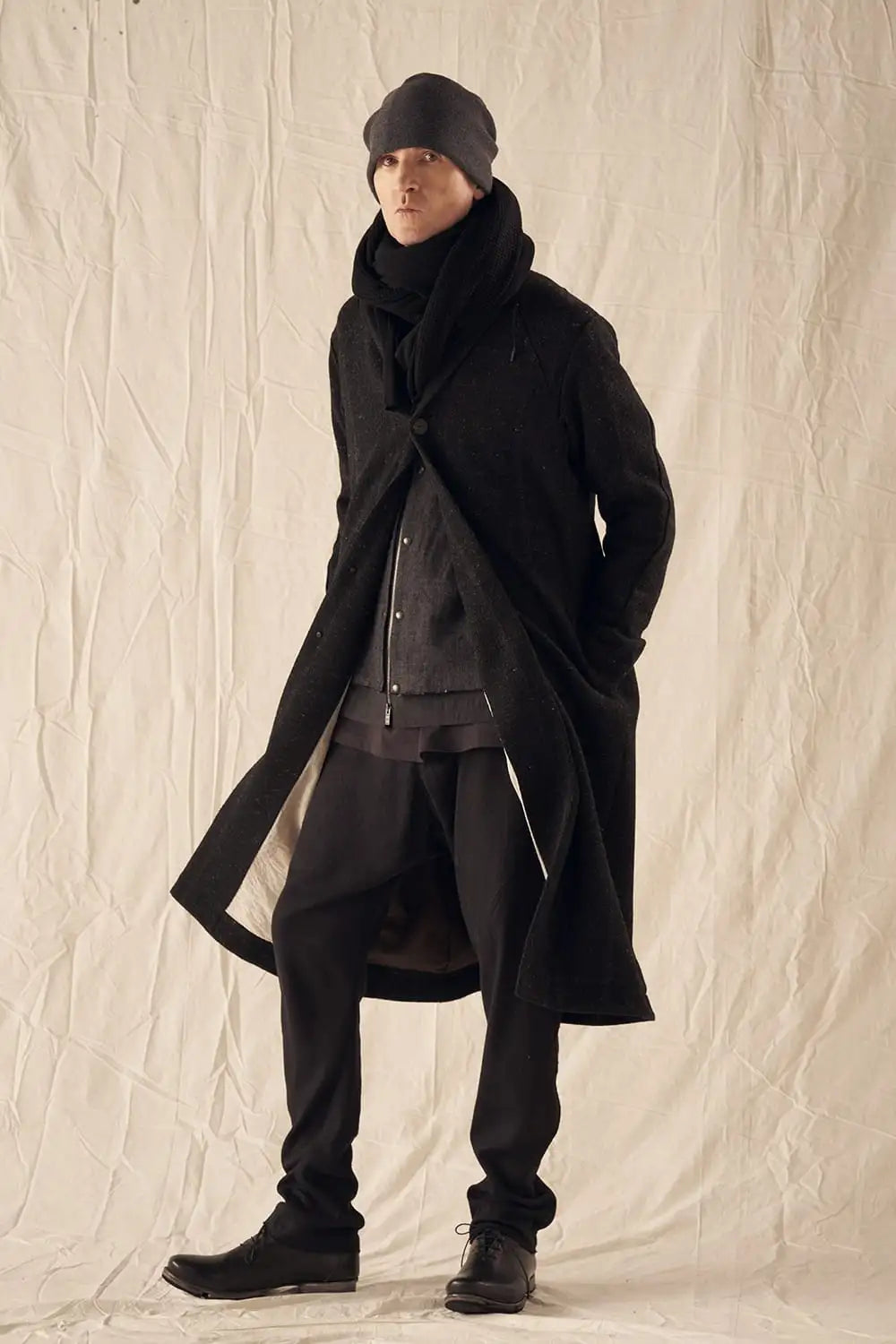 DEVOA 23-24AW - Full expression and visual playfulness. - CTI-BSOC Coat Shetland wool 3-003